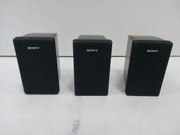 Bundle Of 3 Sony Speakers Model SS-MSP75