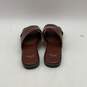 J. Crew Womens Brown Leather Open Toe Cross-Strap Slip-On Sandals Size 6 image number 4
