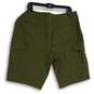 NWT Oakley Mens Green Flat Front Pockets Hybrid Cargo Shorts Size 38 image number 1