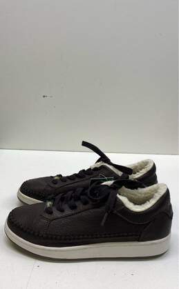 Lacoste Brown Sheepskin Oxford Casual Shoe Men 8.5