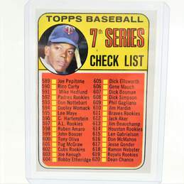 1969 Topps Checklist 7th Series High Number Red Circle on Back Tony Oliva