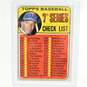 1969 Topps Checklist 7th Series High Number Red Circle on Back Tony Oliva image number 1