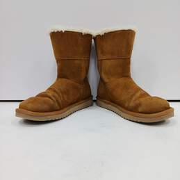 Koolaburra by Ugg Women's Brown Suede Shearling Boots  Size 6 alternative image