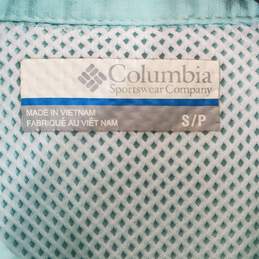 Columbia Women Blue Button Up Shirt Sz S Petite alternative image