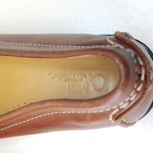 Cole Haan Brown Leather Loafers Men's Size 6.5 image number 5