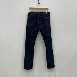 Polo Ralph Lauren Mens Blue Denim Dark Wash Straight Leg Jeans Size 34/34