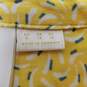 Anthropologie Maeve Yellow Button Up LS Shirt Women's 6 image number 4