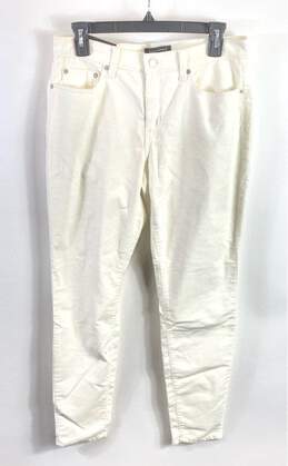 Banana Republic Women White Pants Sz 8
