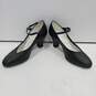 Women's Black Leather Tap Dance Shoes Size 5 image number 2