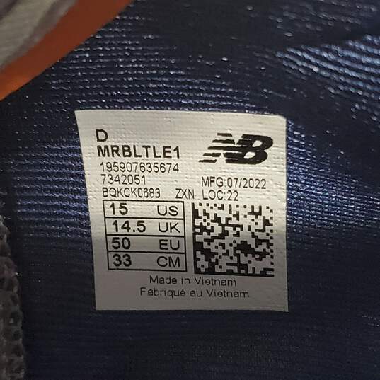 New Balance FuelCell Rebel Light Aluminum Vibrant Orange Sneakers Men's Size 15 image number 4