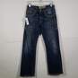 Mens Regular Fit Medium Wash Denim 5-Pocket Design Straight Leg Jeans Size 28/30 image number 1