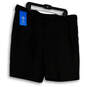 NWT Mens Black Cool 18 Pro Expandable Waist Flat Front Chino Shorts Size 42W image number 1