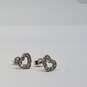 Sterling Silver Crystal Earrings Bundle 3pcs 6.4g image number 2