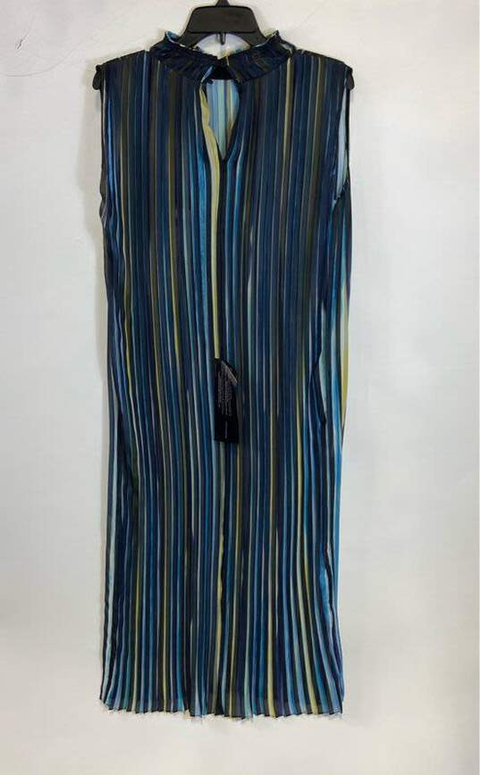NWT BCBG Max Azria Womens Multicolor Striped Sleeveless Maxi Dress Size Large image number 2