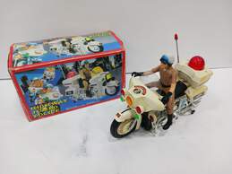 Vintage 1984 Son AI Toys Battery Opperated Highway Jumbo Police Motorcycle