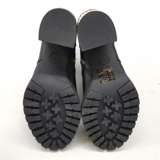 Michael Kors Leather Porter Lace Up Boots Black 8.5 image number 6