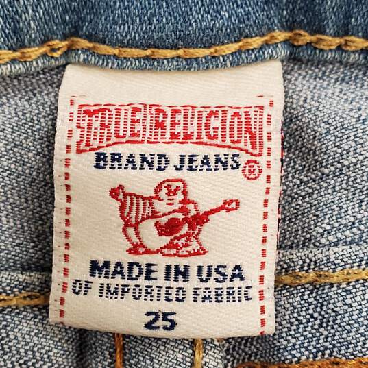 True Religion Women Light Blue Jeans Sz 25 image number 3