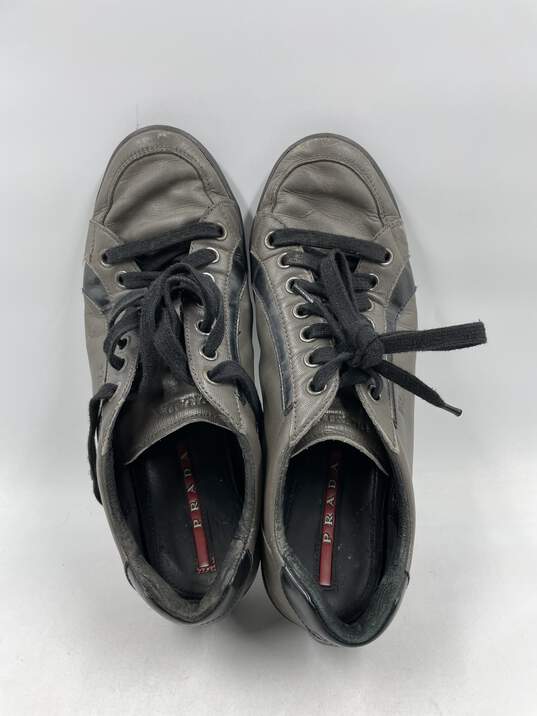 Authentic Prada Taupe Sneakers M 9 image number 6