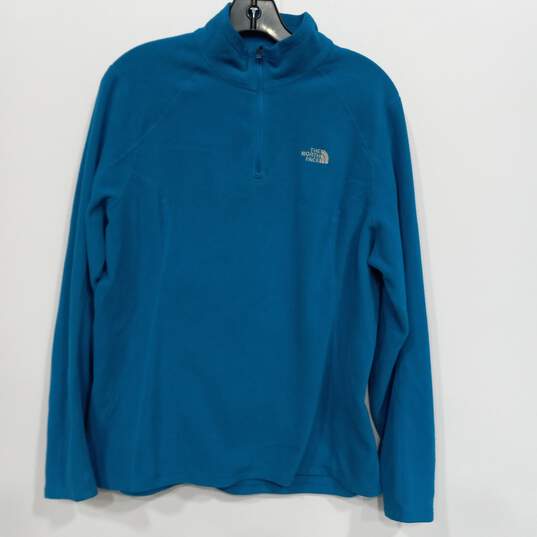 The North Face Women's Blue Fleece Pullover Size XL image number 1