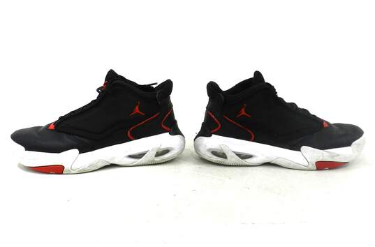 Jordan Max Aura 4 Black University Red Men's Shoe Size 9 image number 5