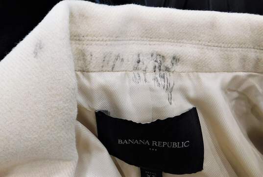 Banana Republic Women's Light Beige Coat Jacket Size XS image number 6
