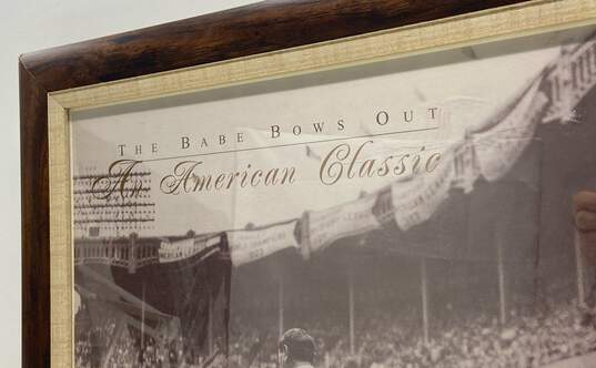 Framed Poster - The Babe Bows Out, Ruth's Last Game as a Yankee image number 2