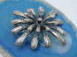 Zina 925 Sterling Silver Three-Dimensional Firework Brooch Pin 30.6g image number 2