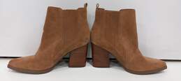 Mark Fisher Women's Brown Suede Heeled Boots Size 9 alternative image