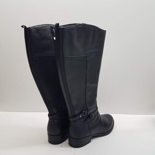 Easy Spirit Leigh Women's Leather Knee-High Boots Black 10 image number 4