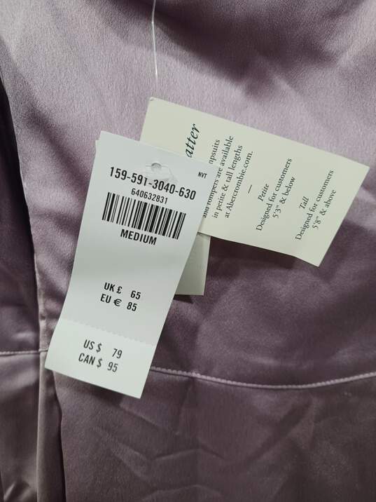 Abercrombie & Finch Women's Purple Dress Size M NWT image number 4