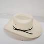 Justin Men's Ivory White Straw Cowboy Western Hat Size 7-1/4 image number 1