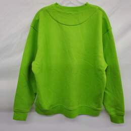Acne Studios Men's Lime Green Broken Logo Sweatshirt Size XS alternative image