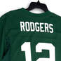 Mens Green Bay Packers Aaron Rodgers #12 Pullover Football Jersey Size M image number 4