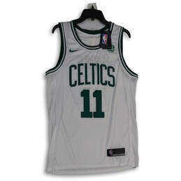 NWT Mens Green White Boston Celtics Kyrie Irving #11 NBA Jersey Size 48