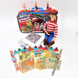 Where's Waldo Vintage Memorabilia Doll Suitcase Stamps Cards Figurines