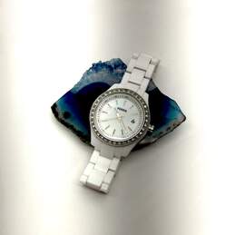 Designer Fossil Stella Mini Three Hand Resin White Quartz Analog Wristwatch