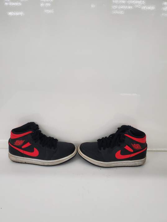 Nike Air Jordan 1 Mid Black / Siren Pink women Shoes Size-7.5 used image number 3