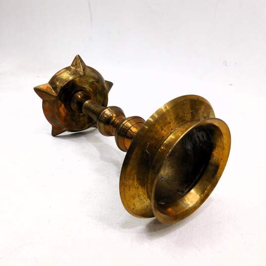Vintage Brass Kuthu Vilakku Inauguration Oil Lamp image number 3