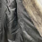 Womens Multicolor Animal Print Long Sleeve Side Pockets Faux Fur Coat Sz S image number 4