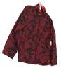 Boys Red Black Camouflage Long Sleeve Full Zip Jacket Size XL 14-16 image number 2