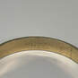 Designer Kate Spade Gold-Tone Cream Enamel Round Classic Bangle Bracelet image number 4