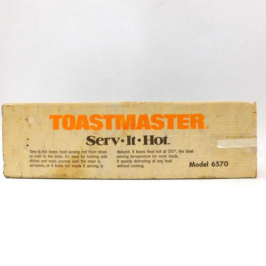 Vintage Toast Master SERV-IT-HOT Heat Lamp Food Warmer In Original Box With Manual image number 11