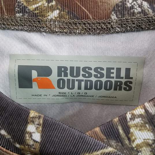 Russell Outdoors Camo Long Sleeve Size L image number 3