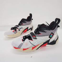 Nike Jordan Why Not Zer0.3 White Bright Crimson 'Unite' Men's Sneakers Size 11