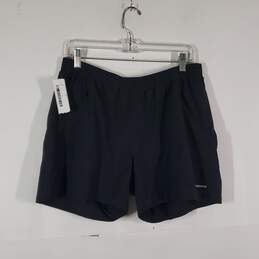 Womens Elastic Waist Zipper Pockets Pull-On Athletic Shorts Size Large
