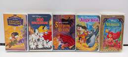 Bundle of 5 Assorted Disney Animation VHS Tapes