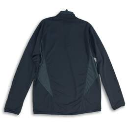 NWT Adidas Mens Black Stefans Soccer 1/4 Zip Pullover Activewear Jacket Size XL alternative image
