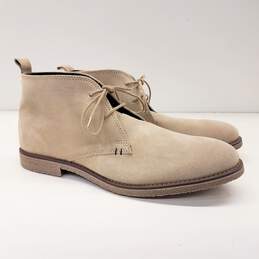 Joseph Abboud Lucca Beige Suede Chukka Boots Men's Size 11