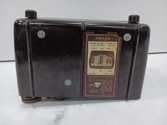 Vintage Philco Transitone Tube Radio Model 48-200 image number 3