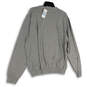NWT Mens Gray Tan Argyle Print Crew Neck Long Sleeve Pullover Sweater Sz XL image number 2